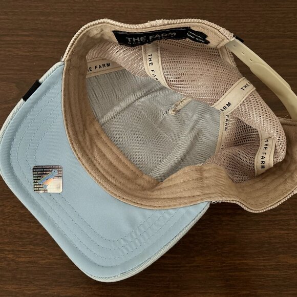 Goorin Bros Animal Farm Snapback Trucker Hat Cap Blue The Cash Cow Patch - Picture 9 of 9